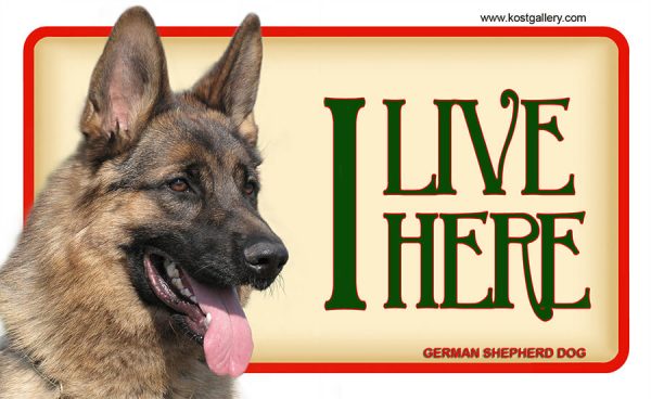 GERMAN SHEPHERD DOG 03 – Tabliczka 18x11cm